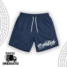 Bermuda Short Tectel Grau Moto ''OSASCORTE'' Mandrake Favela 2026 Envio Imediato - 836