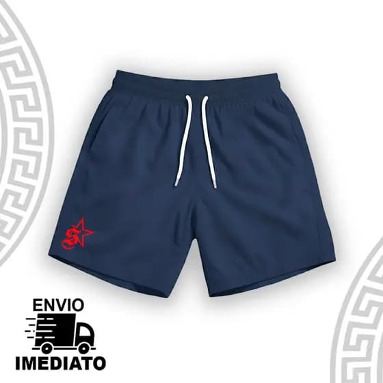 Bermuda Academia Short Treino Premium ''ESTRELA'' Confortavel Masculino 2026 Envio Imediato - 840