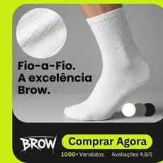 Kit 3/12 Pares Meia Cano Alto Masculina.