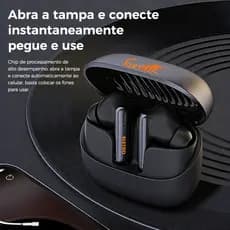 ANC Fone De Ouvido Sem Fio-50dB Redução De Ruído De Alta Resolução Bluetooth 6.0 IPX55 À Prova D'água 55H
