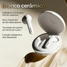 Fone Bluetooth Sem Fio | ANC 43dB | IPX4 Fone De Ouvido - Eletromex