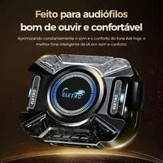 Eletromex 2026 Bluetooth 6.0 Headset Touch Fingerprint 50H Autonomy ANC Noise Cancelling