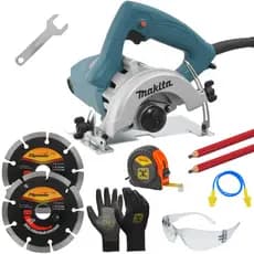 Serra Marmore 125mm 4100nh2z 1450w Makita + Kit Acessorios