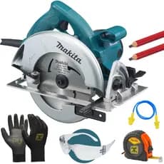 Serra Circular Profissional 1800w 185mm 5007n Makita + Kit epi