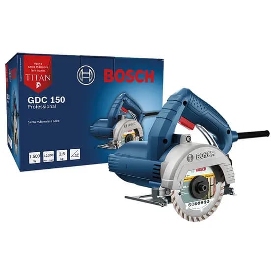 Serra Mármore 5 Pol 125mm 45º Titan Gdc 150 1500w Bosch