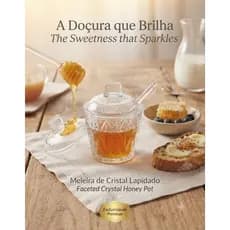 Meleira de cristal lyor com pegador grande
