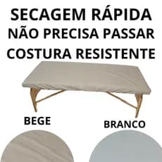 Lençol Para Maca Clinica Estética Hospital Com Elástico Lavável Em Tecido Micropercal 400 fios