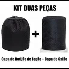 Kit Capa de Botijão de Gás + Capa de Bebedouro de Galão 20 Litros