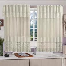Cortina Para Cozinha Renda 2.20 M X 1.20 M