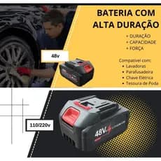 Bateria 48V Recarregável para Lavadora Portátil – Alta Performance e Longa Duração