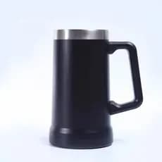 Caneca Térmica Preta para Cerveja 709ml - Estilo Total!