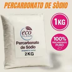 Percarbonato De Sódio 2KG 100% Alvejante Tira Manchas Roupas Brancas Coloridas Limpeza 2kg/1kg/500G