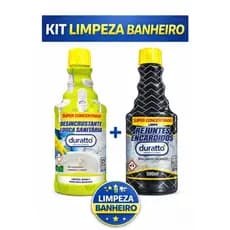 DESINCRUSTANTE LOUÇA SANITARIA 500ML + LIMPA REJUNTE 500 ML DURATTO