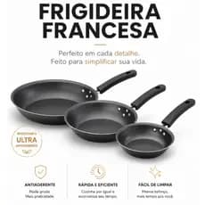 Frigideira Antiaderente Fundo Difusor | Panela Premium Alta Durabilidade | Fogão Gás, Elétrico