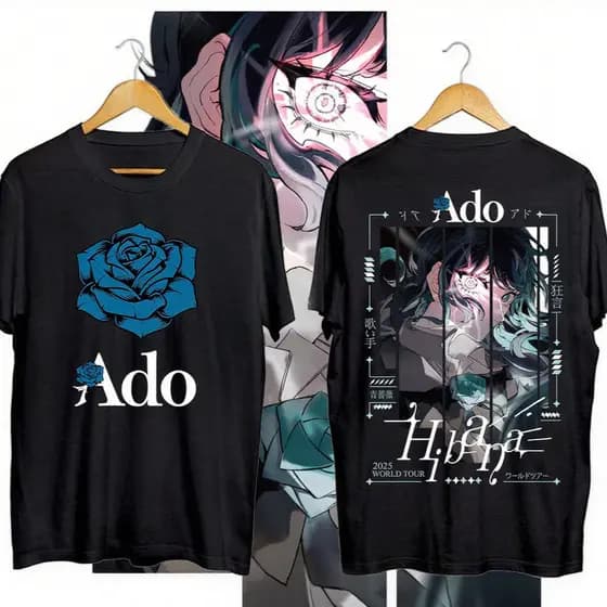 Camiseta Unissex Oversized Plus Size Feminina Masculina Unissex   Básica ADO Hibana World Tour Algodão Premium Streetwea