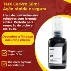 CARPRO TarX 50ml | Removedor de Piche, Cola e Insetos | Base Natural Cítrica | Seguro p/ Pinturas UV