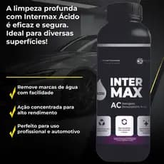 Detergente Acido Intermax 1:200 1L Limpeza Pesada Piso Ceramica Inox Teixeira Pinto Uso Profissional!