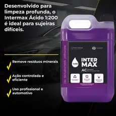 Detergente Acido Intermax 1:200 5L Limpeza Pesada Piso Ceramica Inox Teixeira Pinto Uso Profissional!