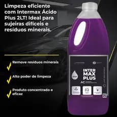 Detergente Acido Intermax 1:200 2L Limpeza Pesada Piso Ceramica Inox Teixeira Pinto Uso Profissional!