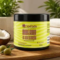 Modelador Creme Pomada De Alta Definição 500g Tranças Penteados Cachos - Fio De Fada