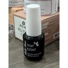Top Coat Bella Rosa 18ml UV LED Selante Unhas Gel Brilho Intenso Soak Off UV/LED