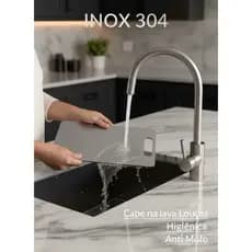 Tábua De Corte De INOX  304 Para Cozinha Taboa Churrasco Carne + CHAVEIRO