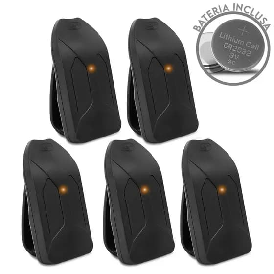 Kit 5 Controles Remoto Tok Portão Eletrônico Cerca Alarme PPA 433mhz