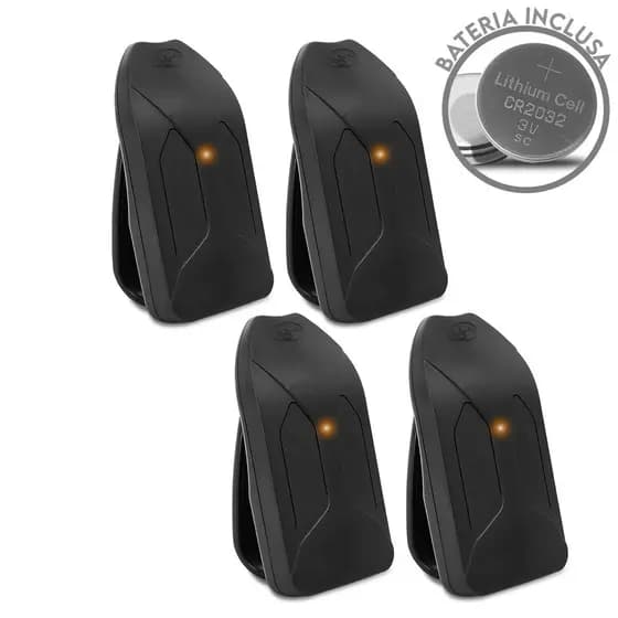 Kit 4 Controles Remoto Tok Portão Eletrônico Cerca Alarme PPA 433mhz