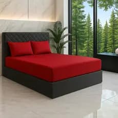 Lençol Casal 3 Peças Microfibra (Lençol + 2 Fronhas) com Elástico Conforto e Durabilidade