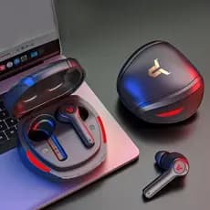 Fone Bluetooth Gamer GM9 TWS 5.0 Sem Fio | Baixa Latência | Som HD | Microfone | Android iOS HX