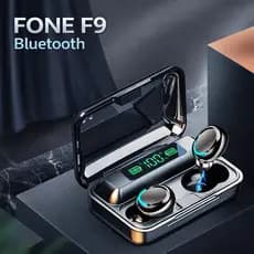 Fone F9-5 Bluetooth V5.3 Carregador de Celular Prova Dágua Powerbank