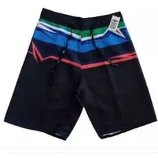 Kit 02 Bermuda Surf Masculina Estampada Táctel e Elastano Praia Verão Piscina, , Moda Praia Verão