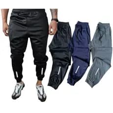 Kit 02 Calças Jogger Masculina Driy-Fit Corta Vento Esportiva Com Bolso e Ziper - Acadêmia Casual