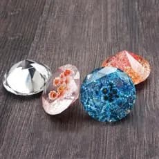 Feito À Mão Criativo DIY Silicone Diamante Pingente Molde Fazendo Jóias De Cristal Resina Fundição Ferramentas Acessório