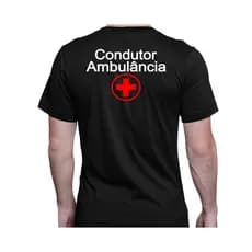 camiseta (condutor Ambulância )super oferta venha conferir 100% Algodão