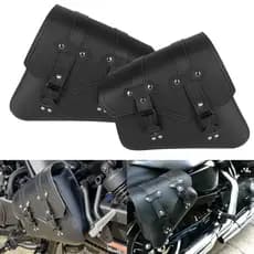 Saco lateral da motocicleta Universal Triumph Retro saco da motocicleta com copo de água saco triângulo saco de couro re