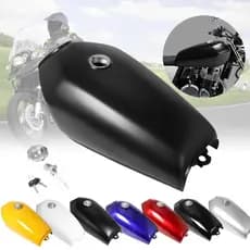 CG125 motocicleta Retro modificado tanque de combustível cor sólida luz cura pintura sem furo lateral interruptor entreg