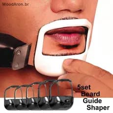 WoodAron Ferramenta de Modelagem e Estilização de Barba Masculina, adequada para barba de galo, bigode e moldes de model