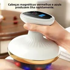 Instrumento elétrico gua sha de corpo inteiro, escova meridiana Universal, massageador doméstico, escova muscular, dispo