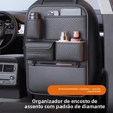 Carro pequena placa de mesa saco de armazenamento assento de carro volta saco de armazenamento Interior caixa de tecido