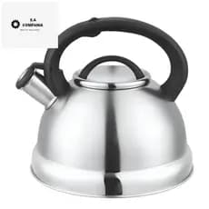 Chaleira Aço Inox com Apito 3 Litros com alça Unitermi Diversas Cores