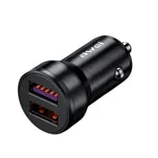 Carregador Veicular Awei C-856 36w Carga Rápida 2 Terminais