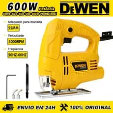 Serra Tico Tico Uso Profissional Base Ajustável com serra 600w 3000rpm