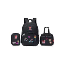 Kit Minnie Mochila Lancheira Estojo Escolar Infantil Disney