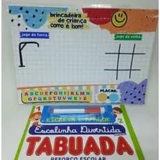 Caderno de atividades, riscabook, risque e apague, tabuada, desenhos incriveis