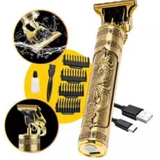 Máquina de Corte e Acabamento Profissional Recarregável – Barba e Cabelo