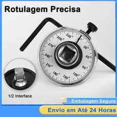 Transferidor Medidor De Grau Com Torquimetro Aperto 1/2