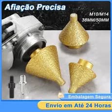Broca De Chanfro De Diamante Para Chanfrar M10/M14 Ferramenta Rosca Ângulo Moedor Chanfradura