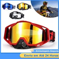 Óculos de Proteção Motocross Off-road Trilha Enduro Anti Embaçante Para-brisa