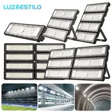 Refletor LED 300W/400W/600W/800W Holofote Modular IP67 Alta Lumen Bivolt Alta Eficiência para Estádio,Túnel e Industrial
